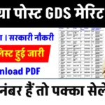 India Post GDS Merit List 2024: इंडिया पोस्ट GDS की मेरिट लिस्ट यहाँ से चेक करें, इतने नंबर पर होगा सिलेक्शन