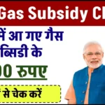 LPG Gas Subsidy Check: खाते में आ गए गैस सब्सिडी के 300 रुपए, यहाँ से चेक करें