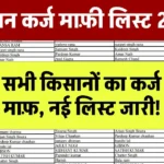 KCC वाले सभी किसानों का कर्ज माफ़, नई लिस्ट में यहाँ से नाम चेक करें