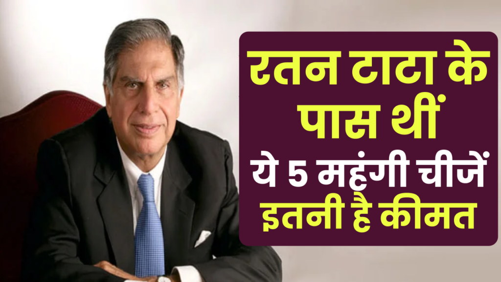 Ratan Tata: रतन टाटा के पास थीं ये 5 महंगी चीजें, इतनी है कीमत